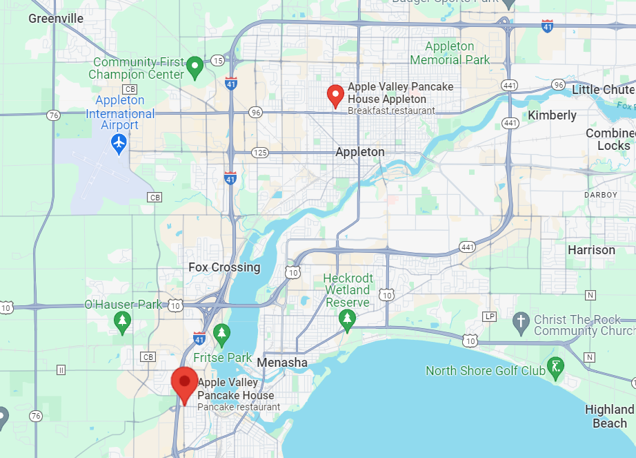 Two Fox Valley Locations to serve you!